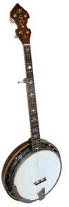 #5007 OME Monarch Curly Maple Resonator 5-String Banjo